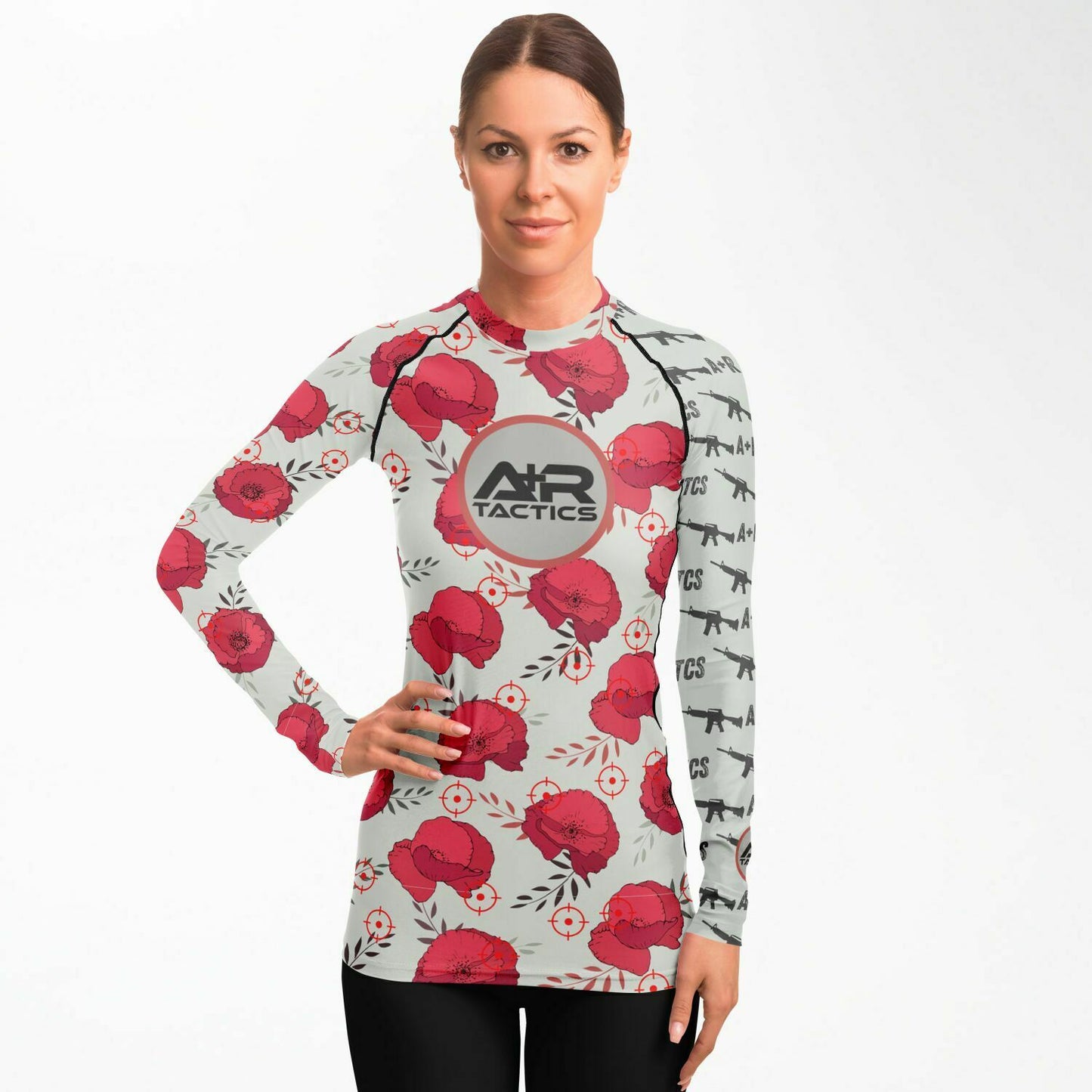 Poppies and ARs Womens Rashguard