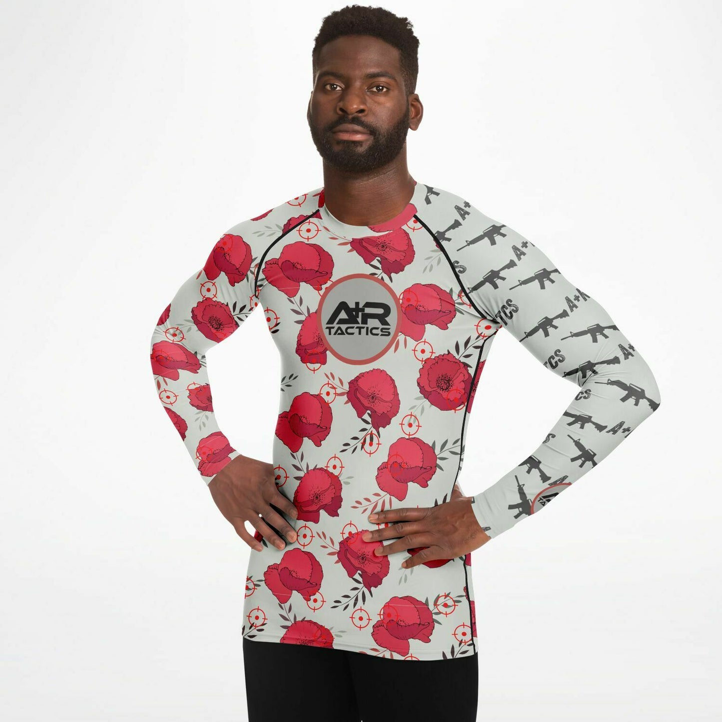 Poppies and ARs Mens Rashguard