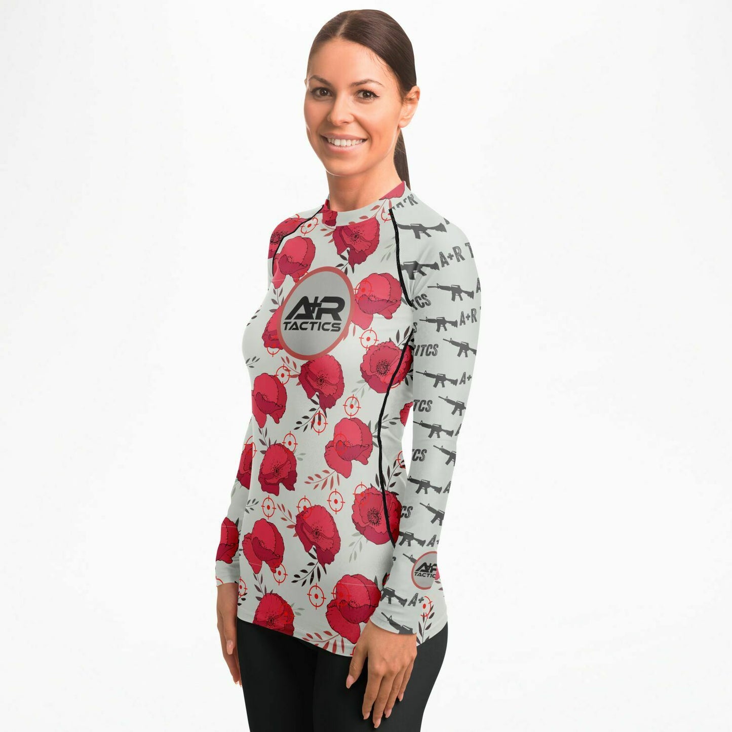 Poppies and ARs Womens Rashguard