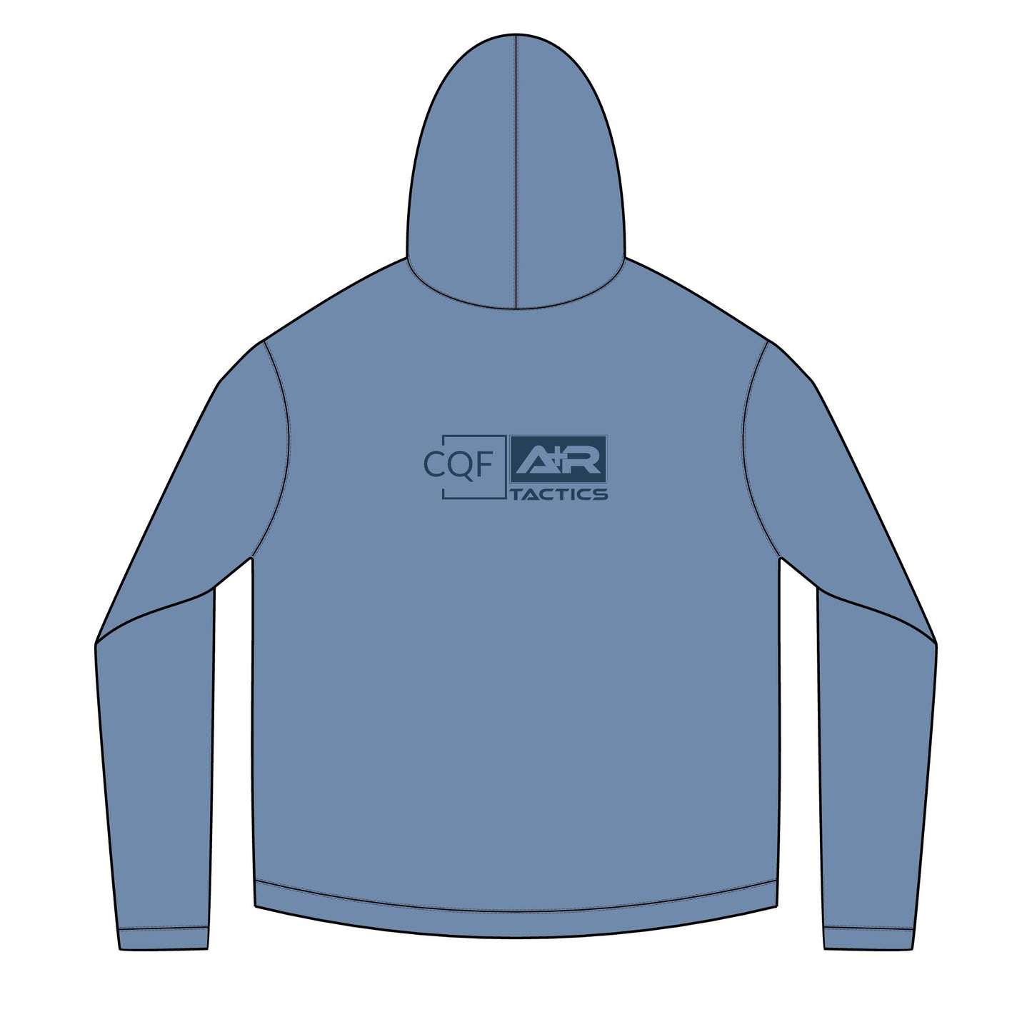 CQF Air Tactics Solar Logo Hoodie Navy Logo