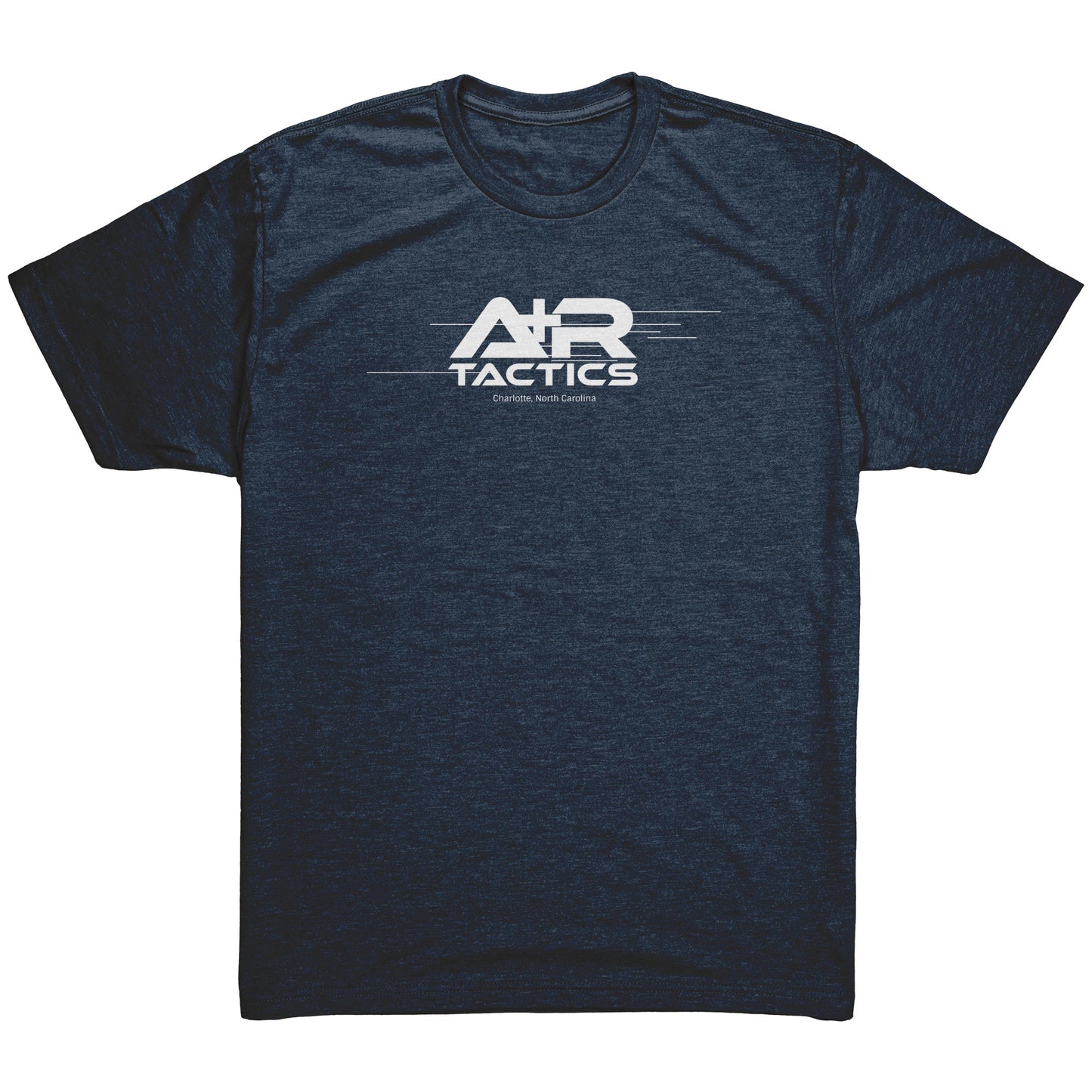 A+R Tactics Lined Logo Mens Tee, White Print