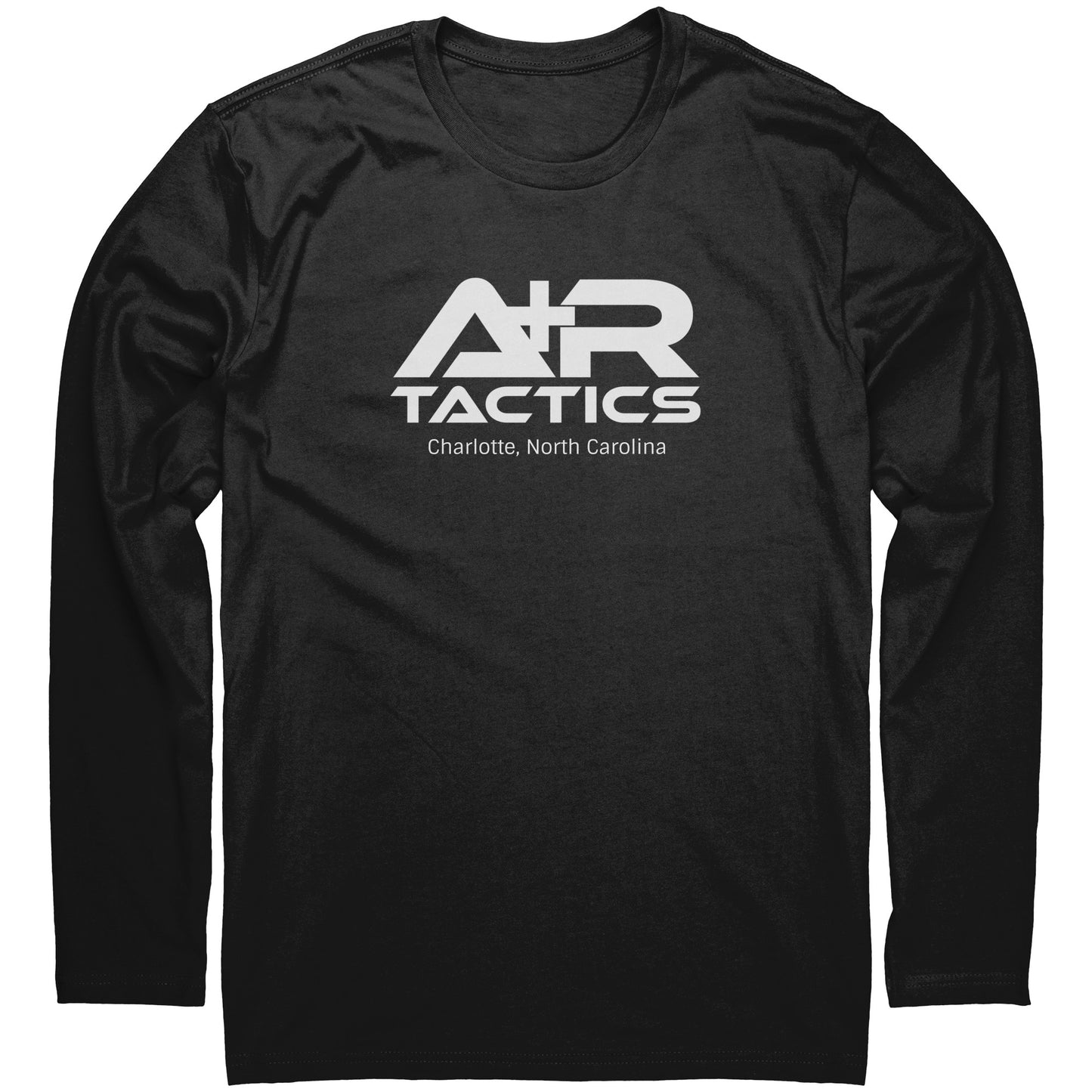 A+R Tactics Logo Long Sleeve Tee, White Print