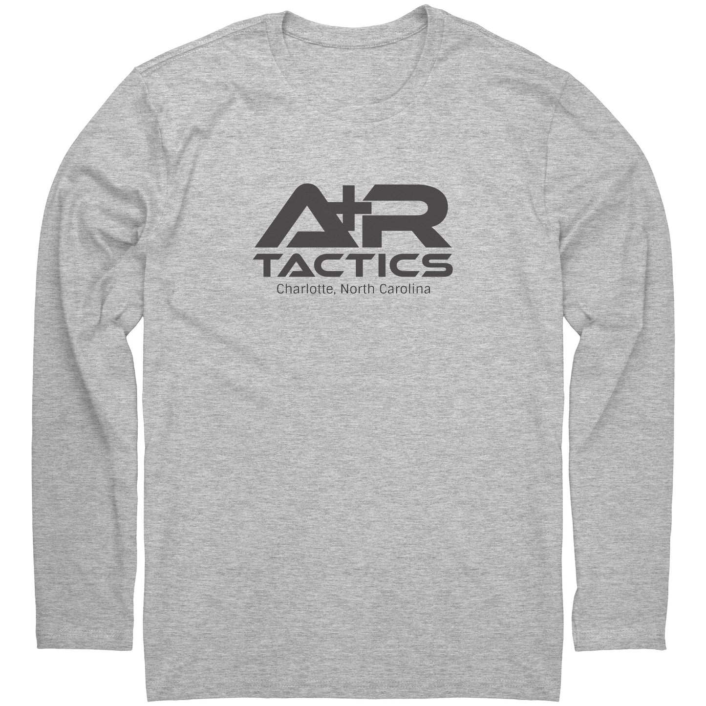 A+R Tactics Logo Long Sleeve Tee, White Print