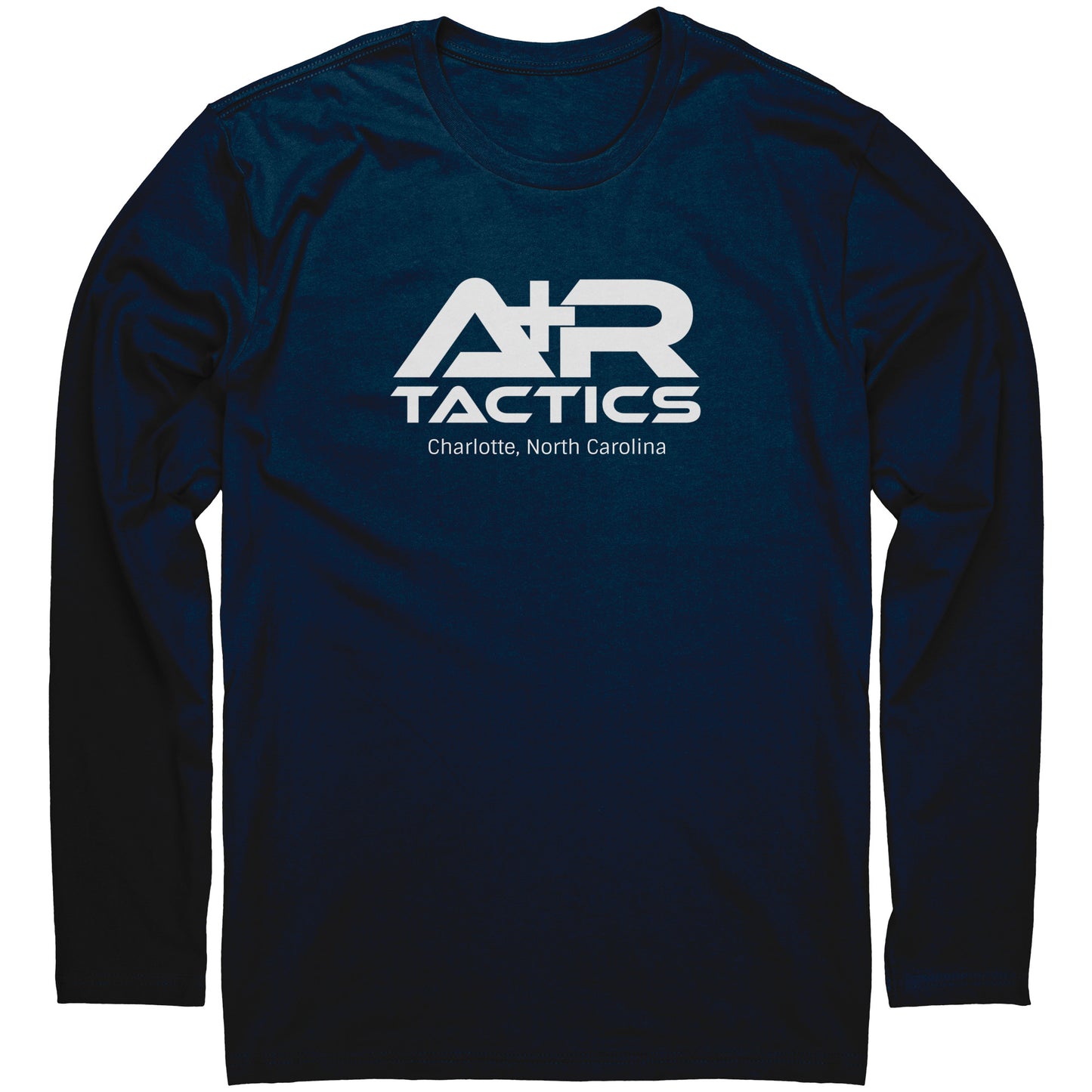A+R Tactics Logo Long Sleeve Tee, White Print