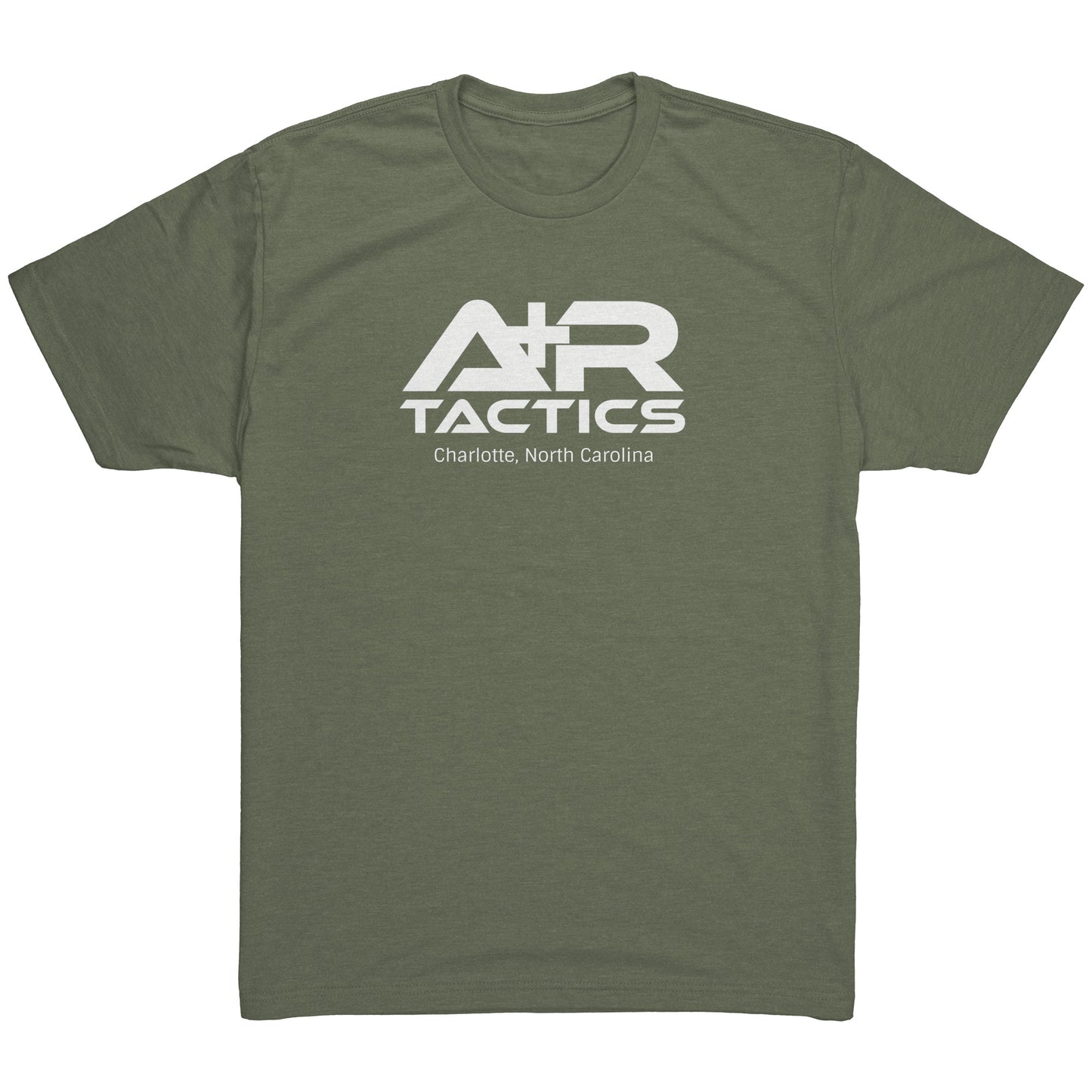 A+R Tactics Logo Mens Tee, White Print