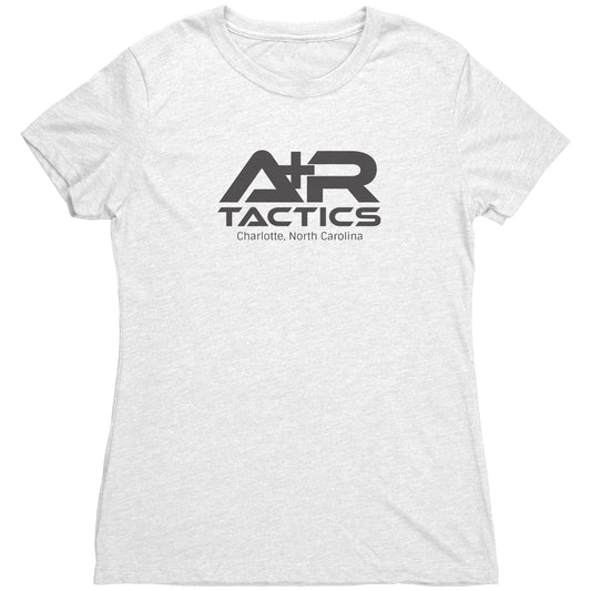 A+R Tactics Logo Womens Tee, Black Print