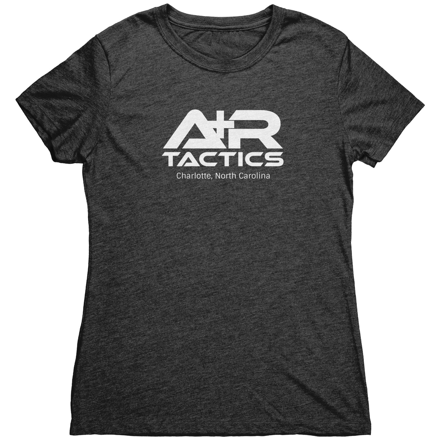 A+R Tactics Logo Womens Tee, White Print