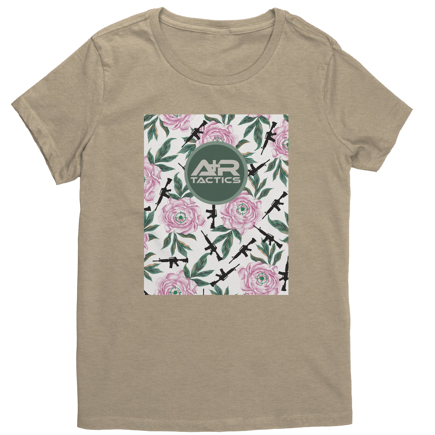 Peonies and Rifles Womens Tee