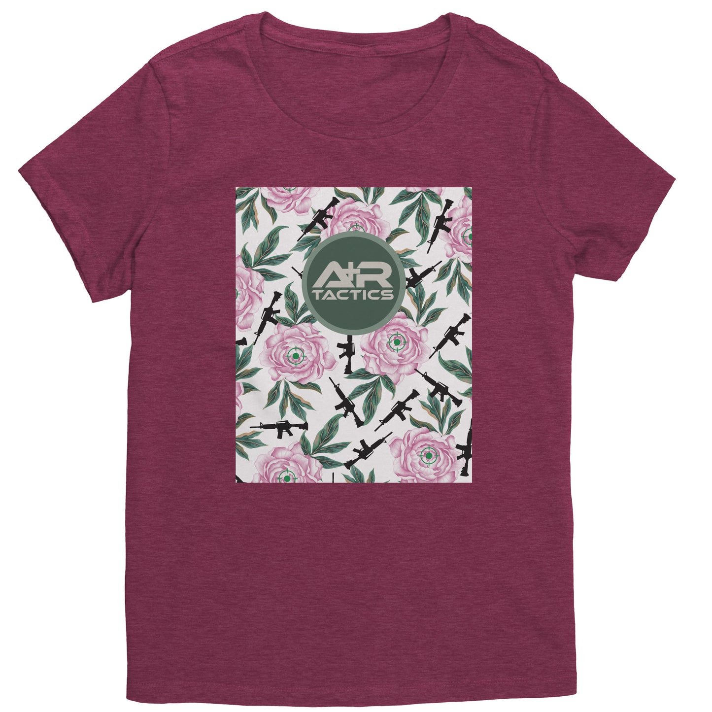 Peonies and Rifles Womens Tee