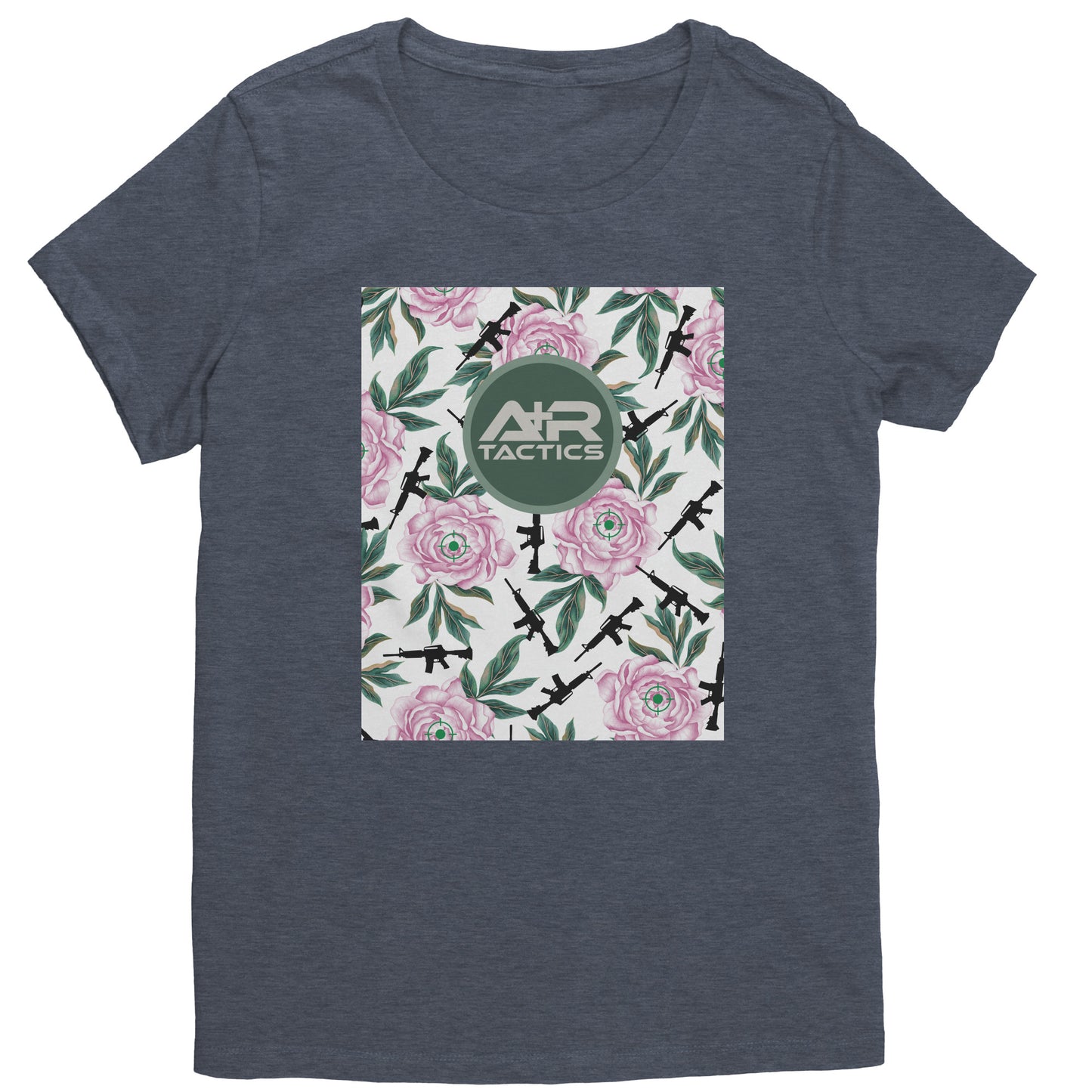 Peonies and Rifles Womens Tee