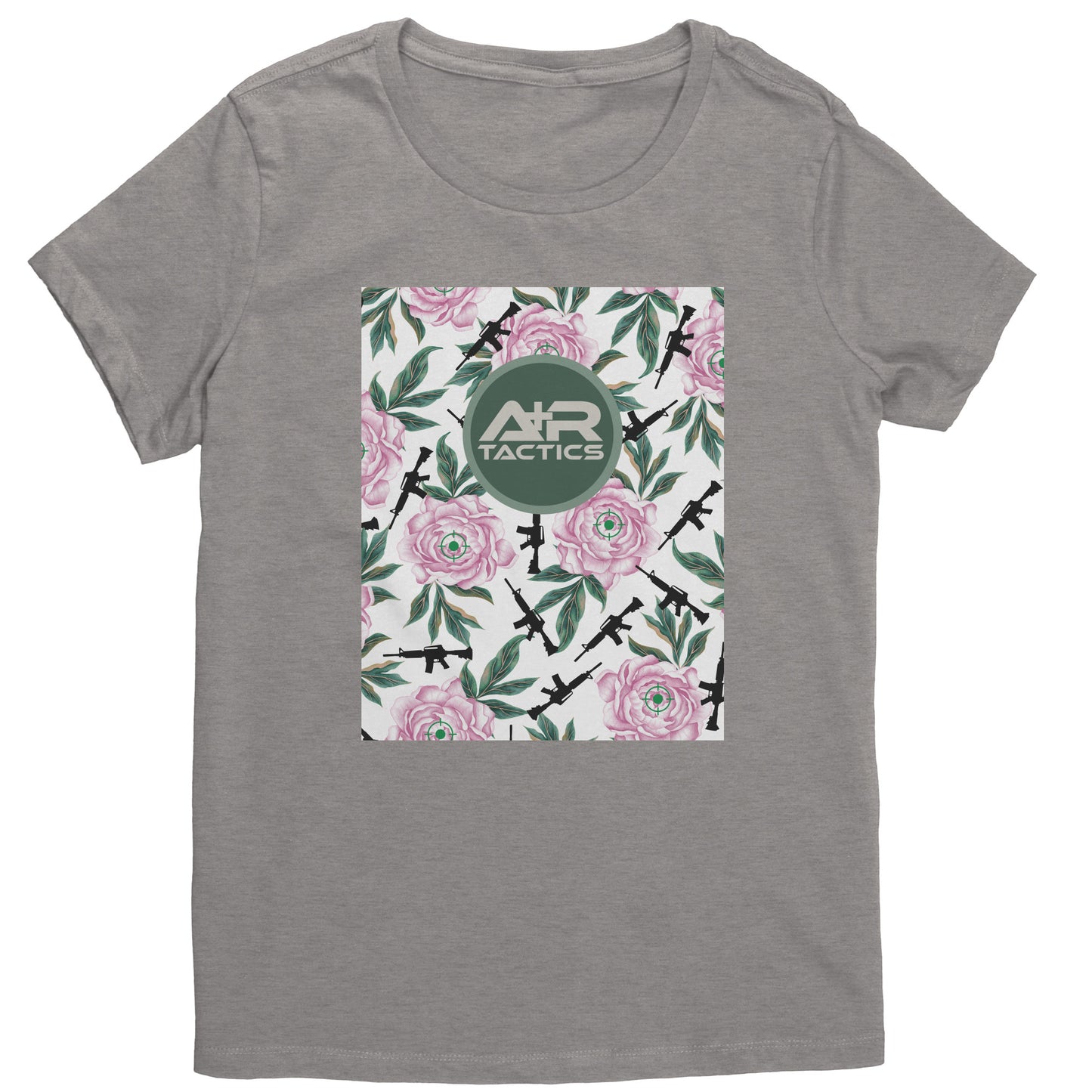 Peonies and Rifles Womens Tee
