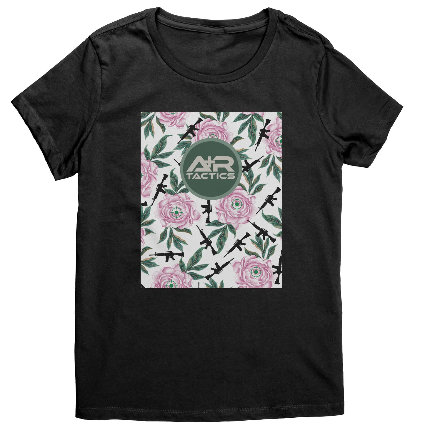 Peonies and Rifles Womens Tee