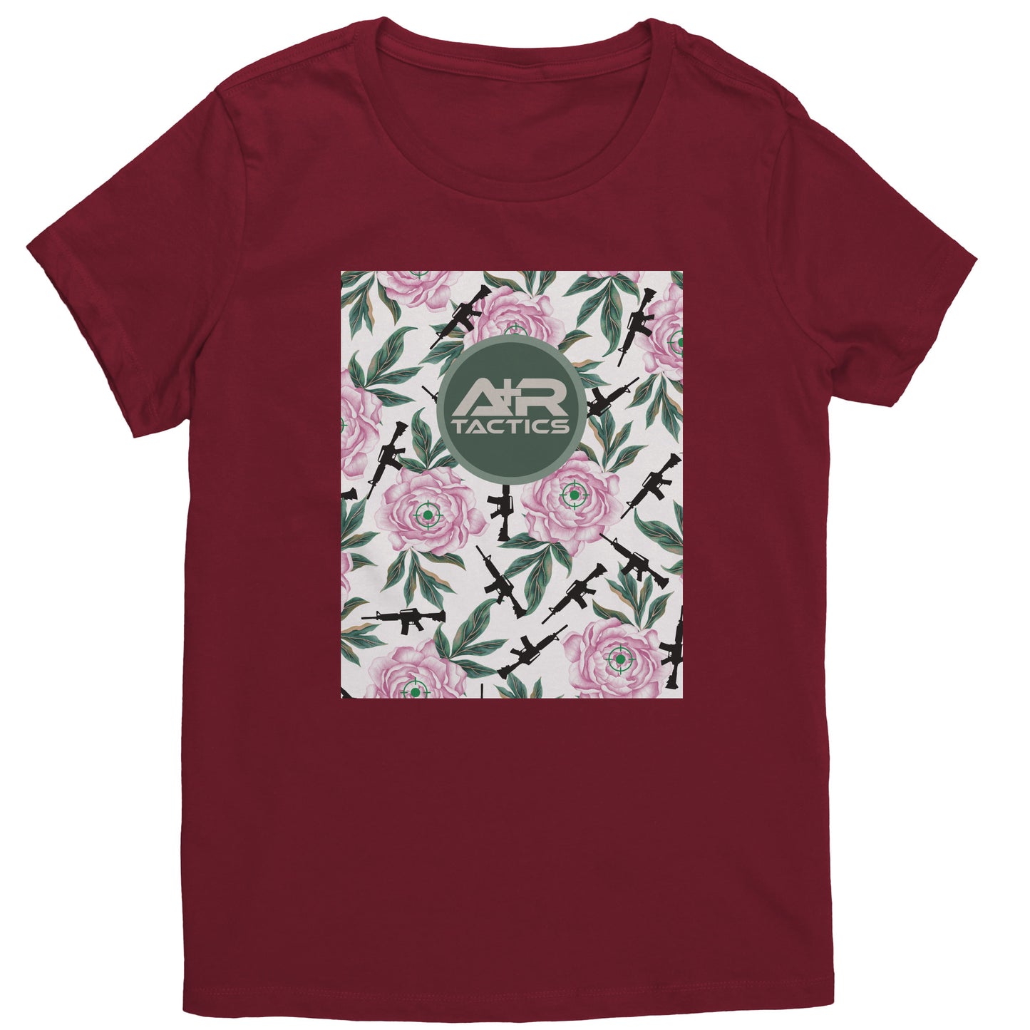 Peonies and Rifles Womens Tee