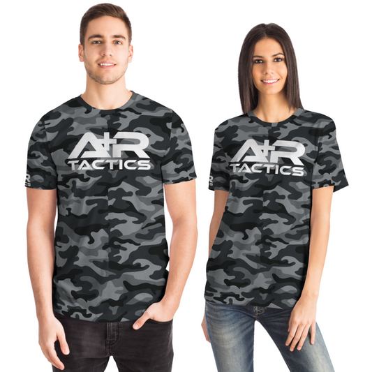 A+R Tactics Unisex Logo Tee, Black Multicam