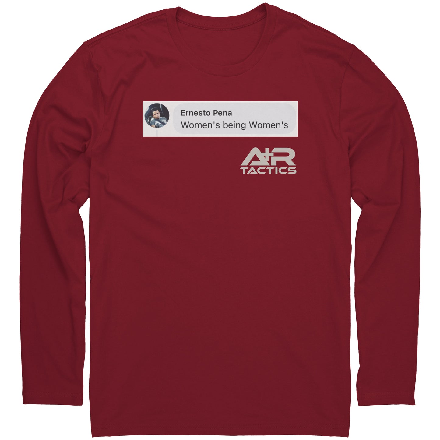 Women's being Women's Long Sleeve Tee