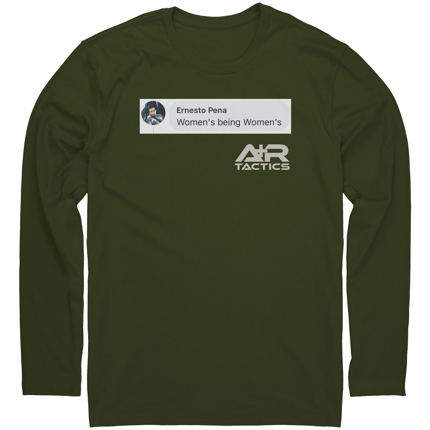 Women's being Women's Long Sleeve Tee