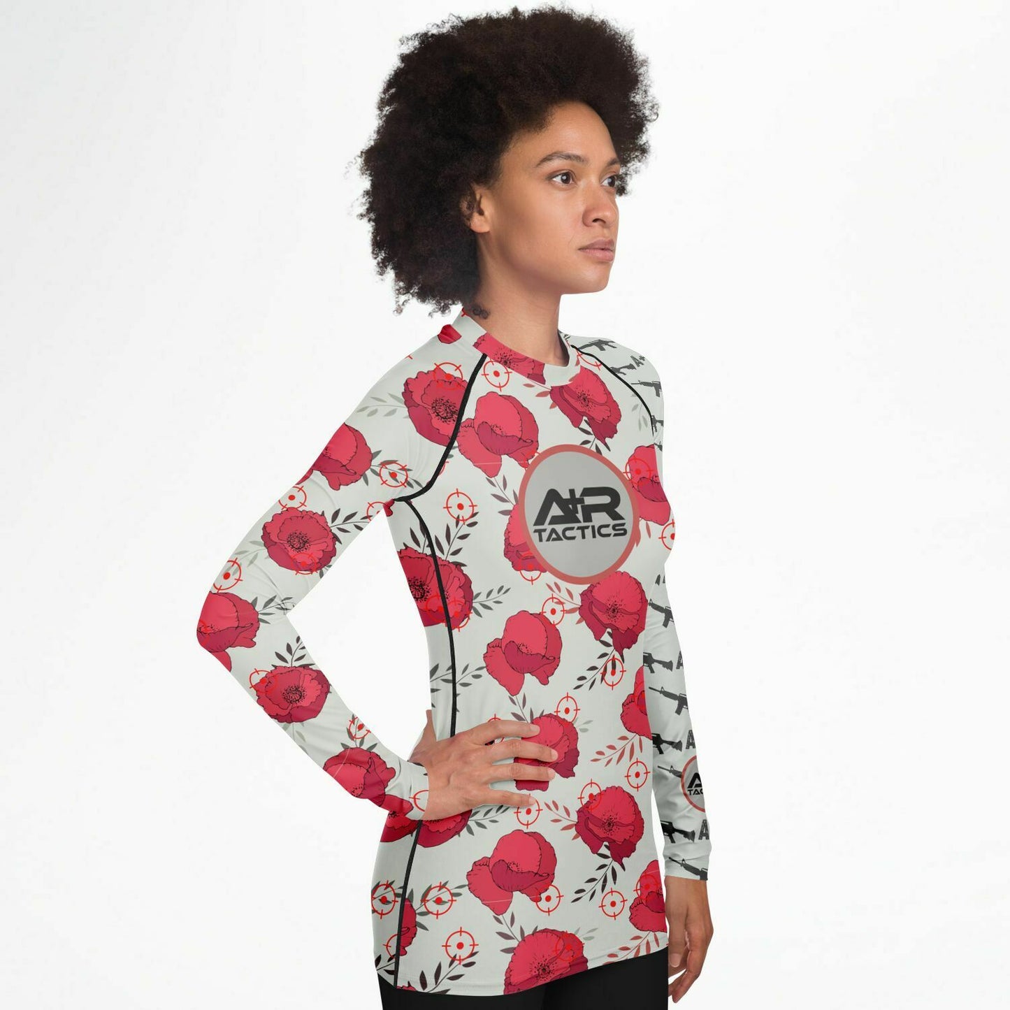 Poppies and ARs Womens Rashguard