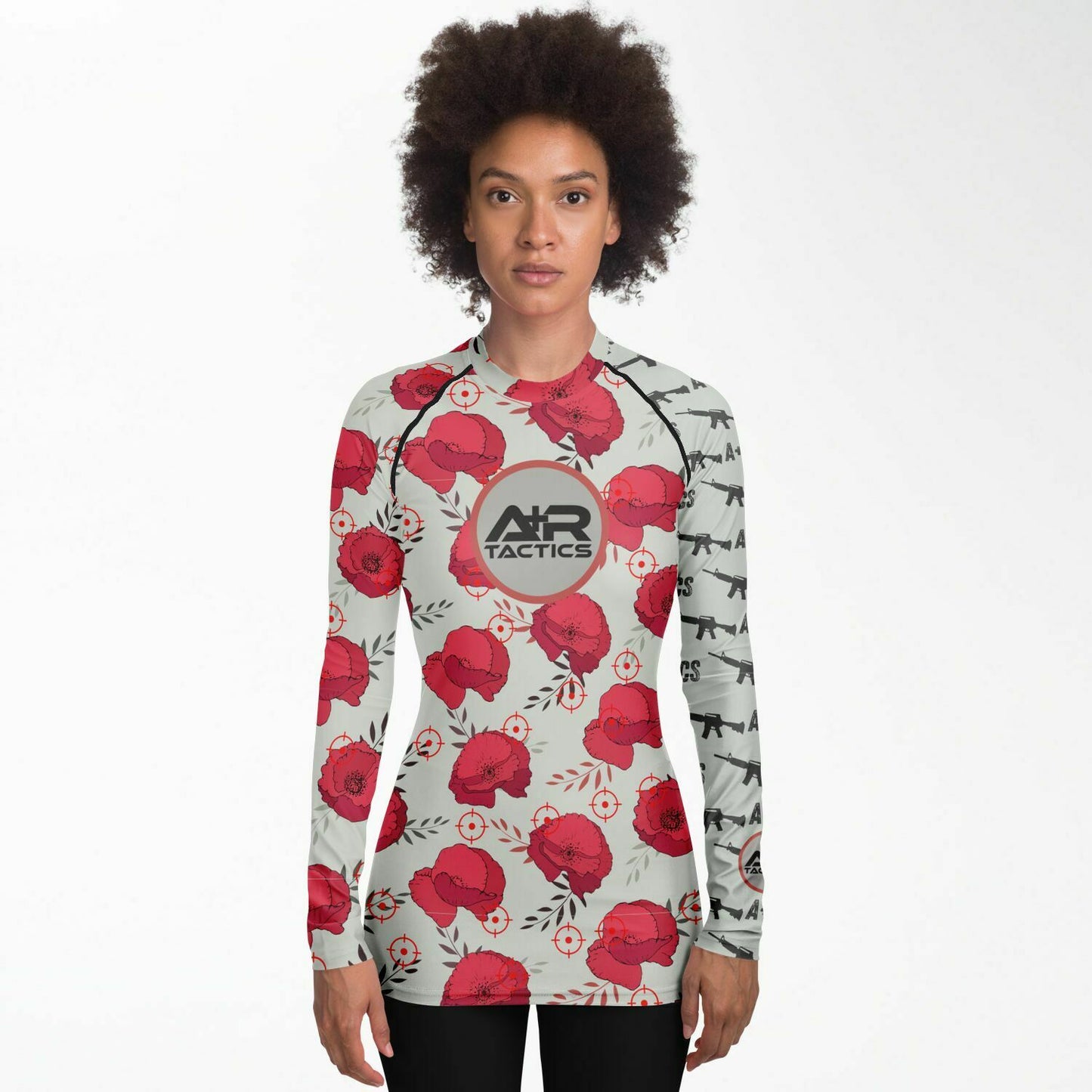 Poppies and ARs Womens Rashguard
