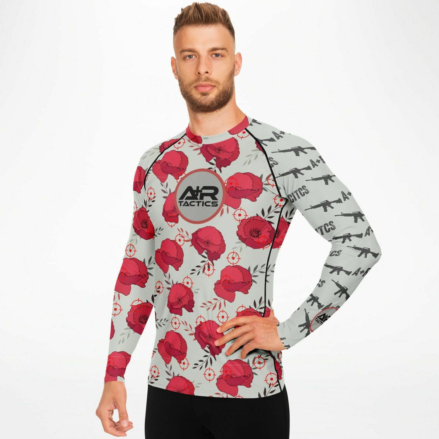 Poppies and ARs Mens Rashguard