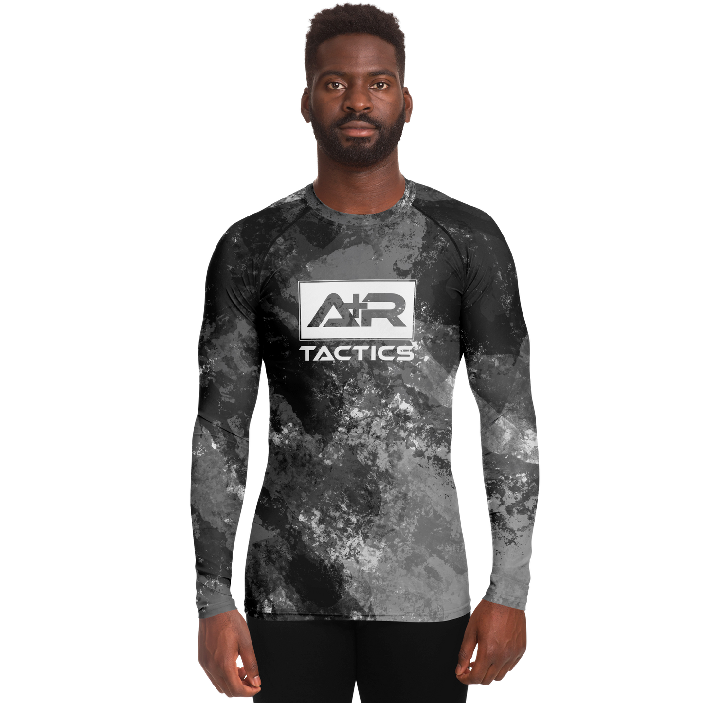 A+R Tactics Logo Mens Rashguard, Paint