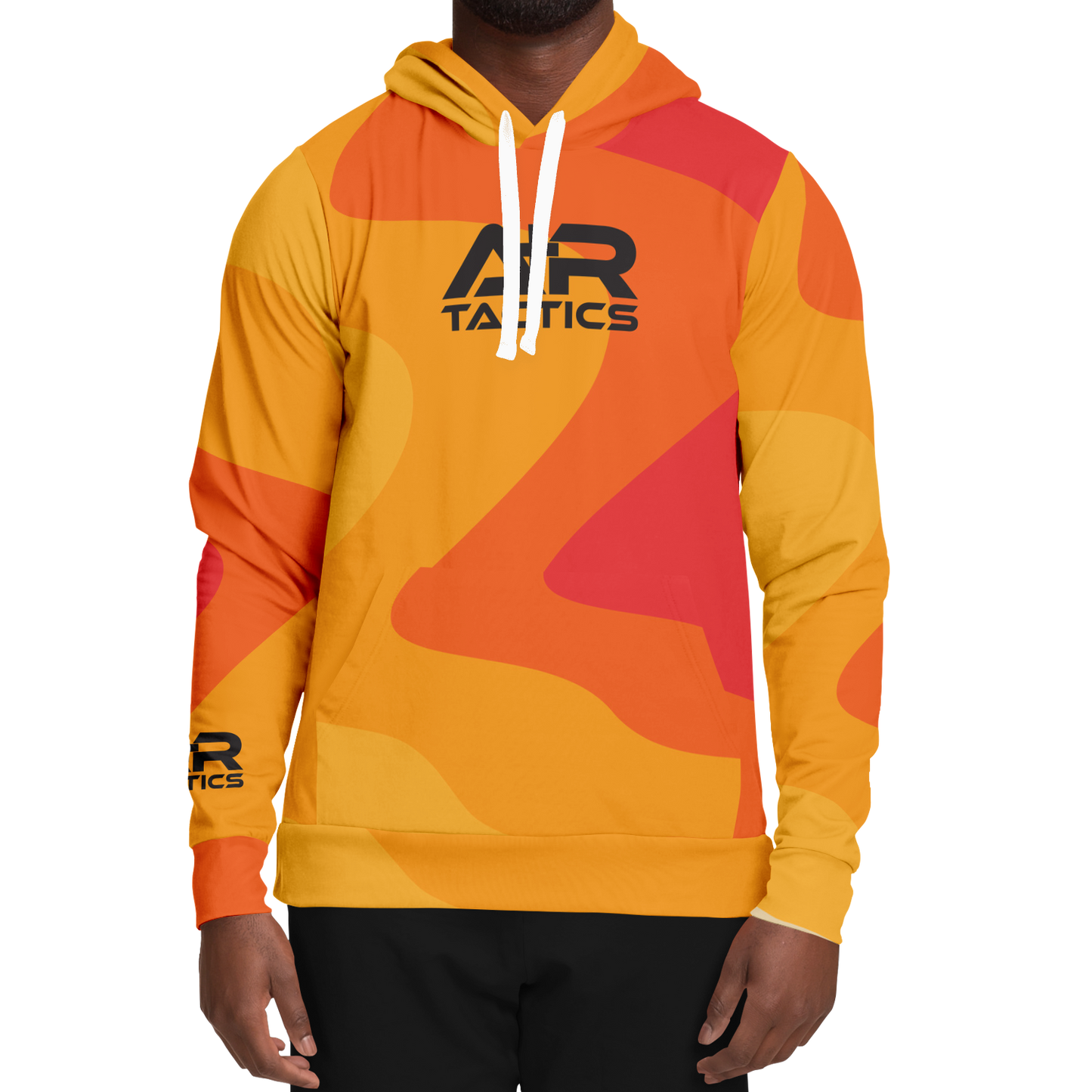 A+R Tactics Logo Hoodie, Retro Flame