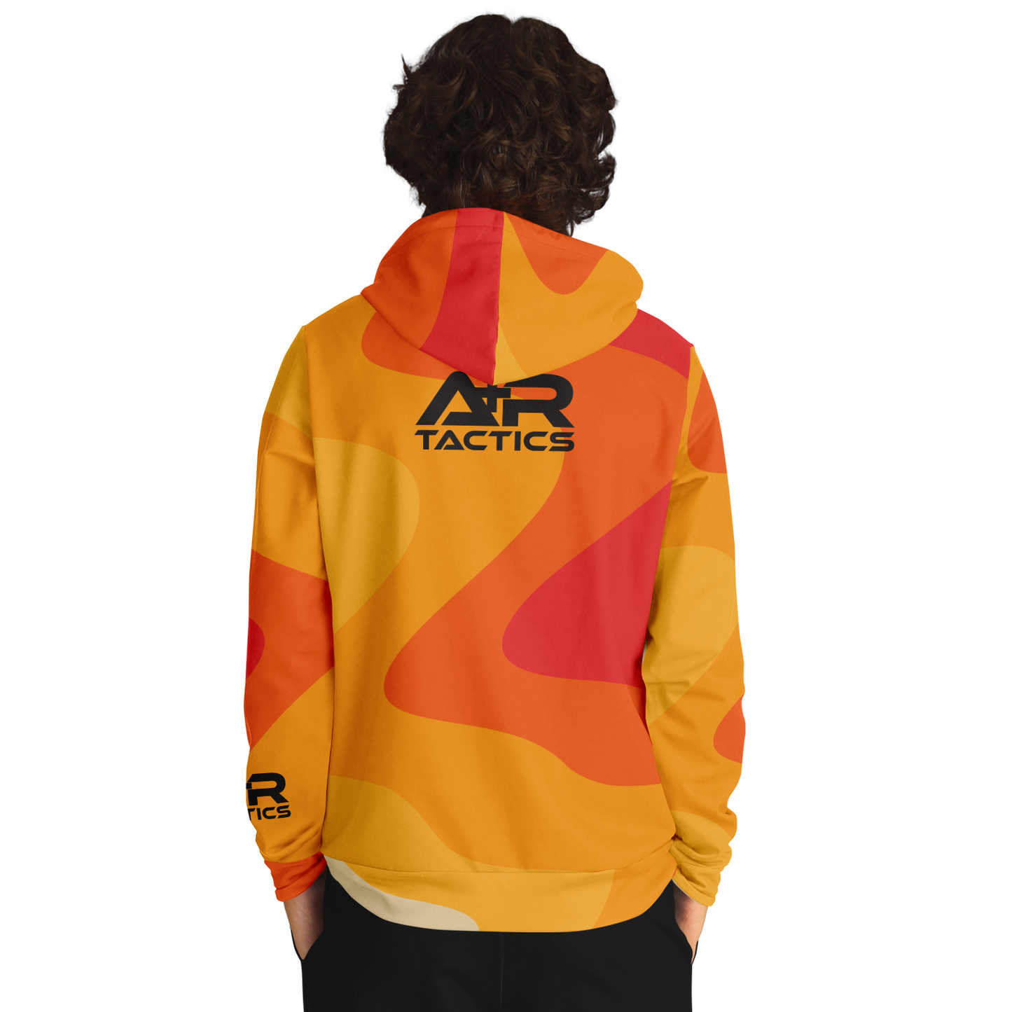 A+R Tactics Logo Hoodie, Retro Flame