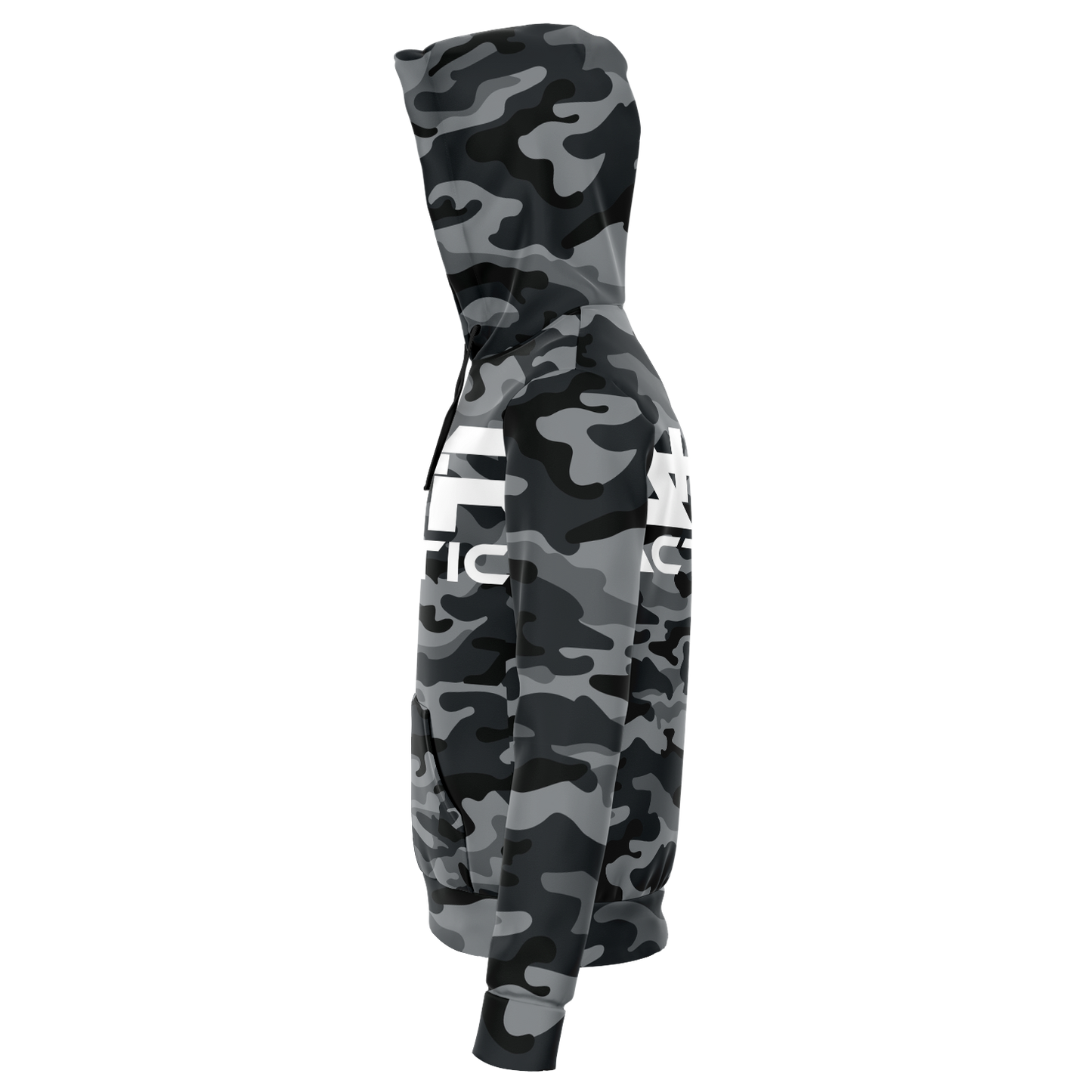 A+R Tactics Logo Hoodie, Black Multicam