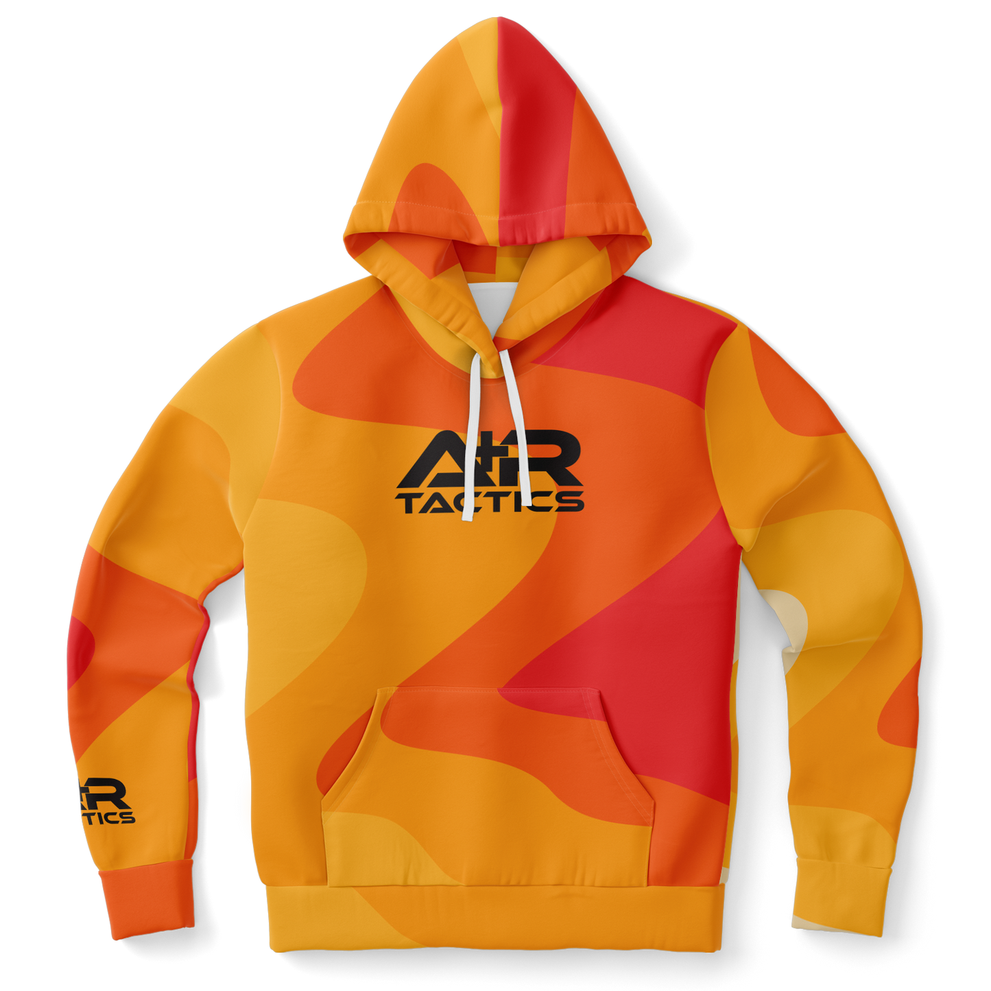 A+R Tactics Logo Hoodie, Retro Flame