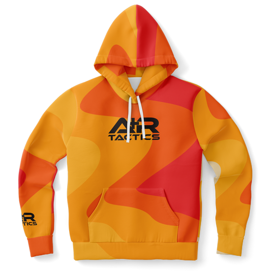 A+R Tactics Logo Hoodie, Retro Flame