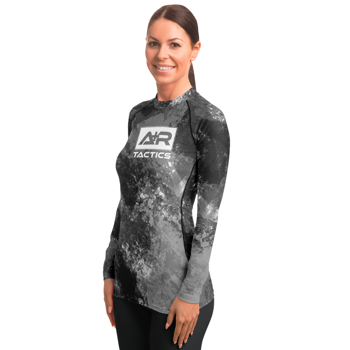 A+R Tactics Logo Womens Rashguard, Paint