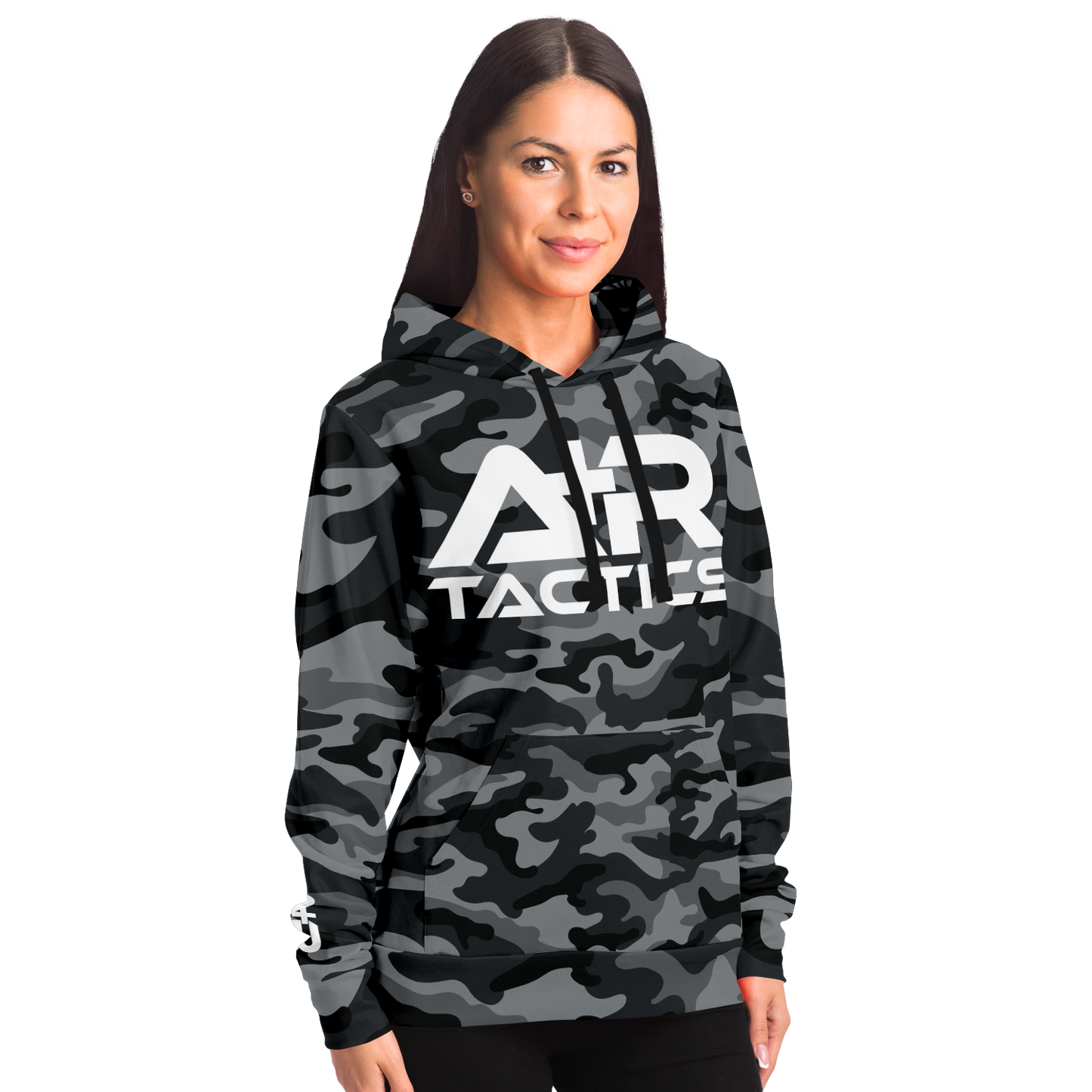 A+R Tactics Logo Hoodie, Black Multicam