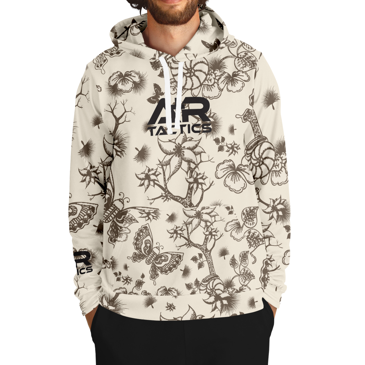 A+R Tactics Logo Hoodie, Retro Chinoiserie