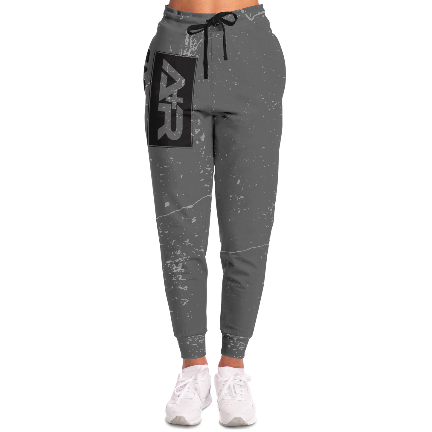 A+R Tactics Logo Joggers, Distressed Grey