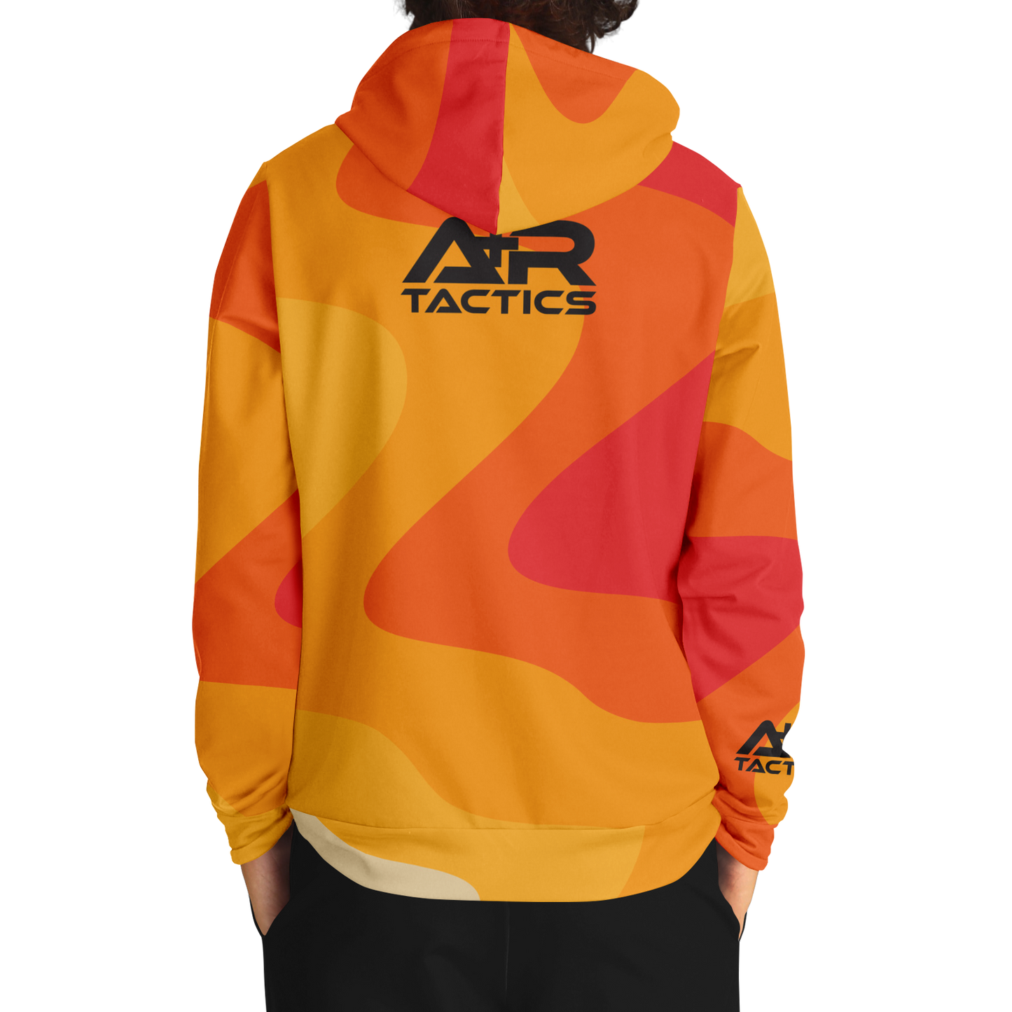A+R Tactics Logo Hoodie, Retro Flame