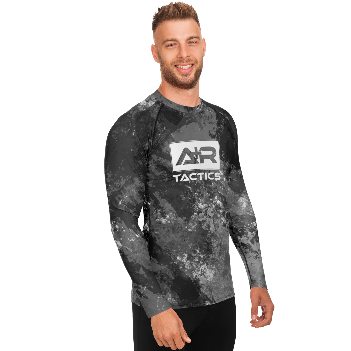 A+R Tactics Logo Mens Rashguard, Paint