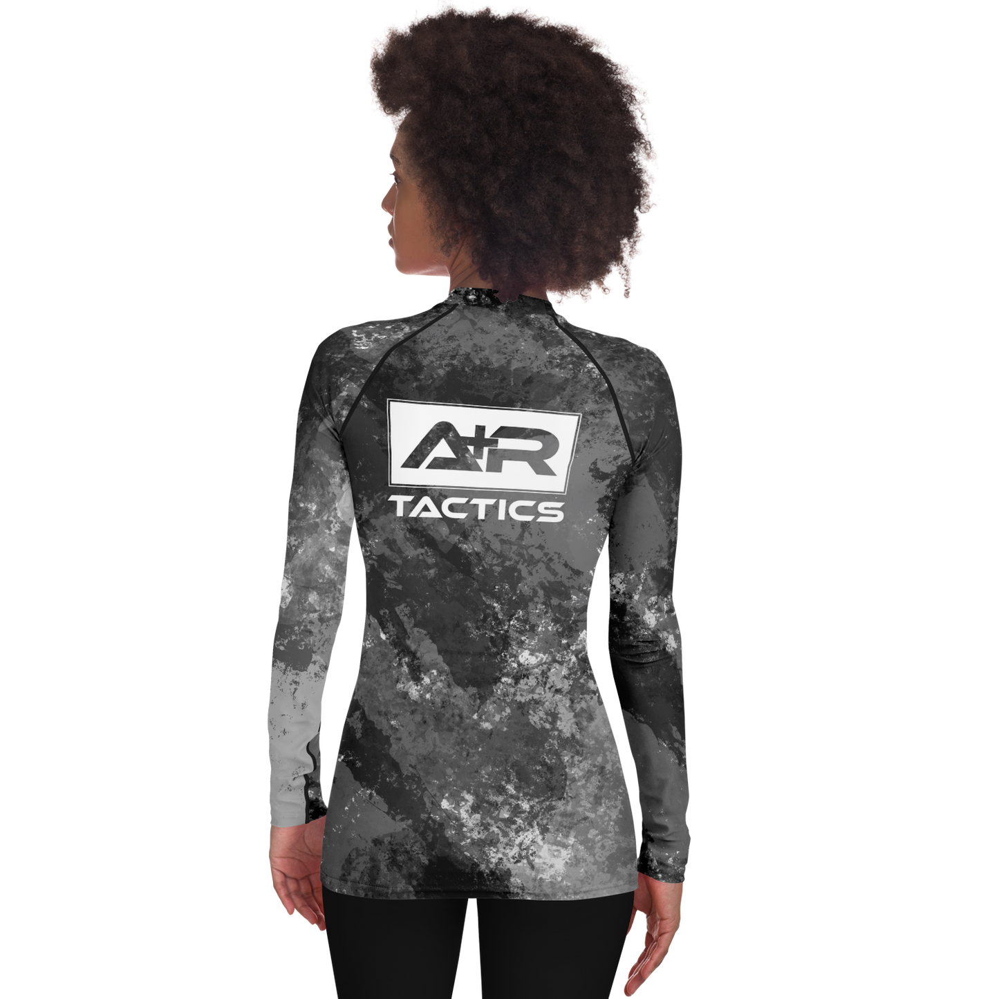 A+R Tactics Logo Womens Rashguard, Paint
