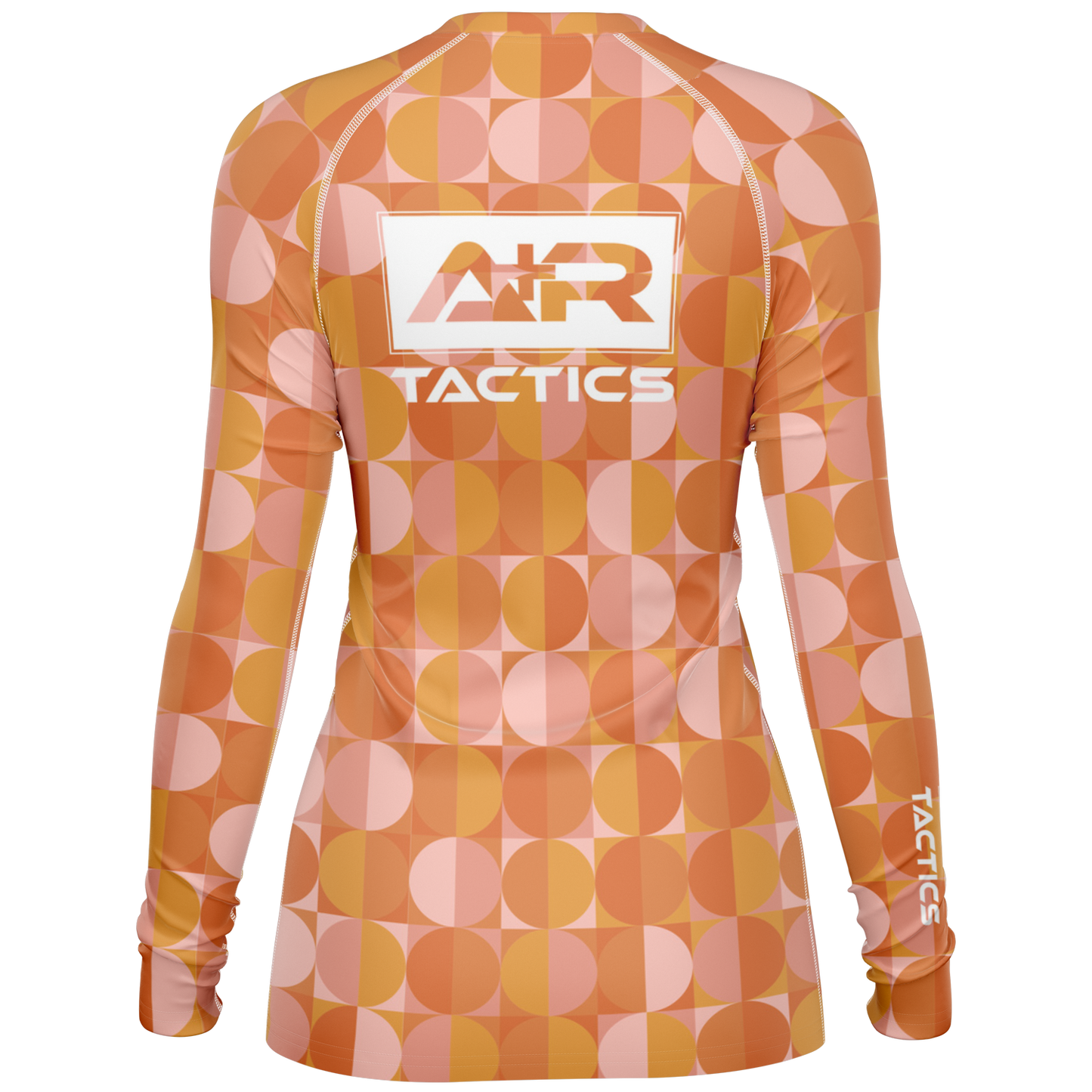 A+R Tactics Logo Womens Rashguard, Retro Circles