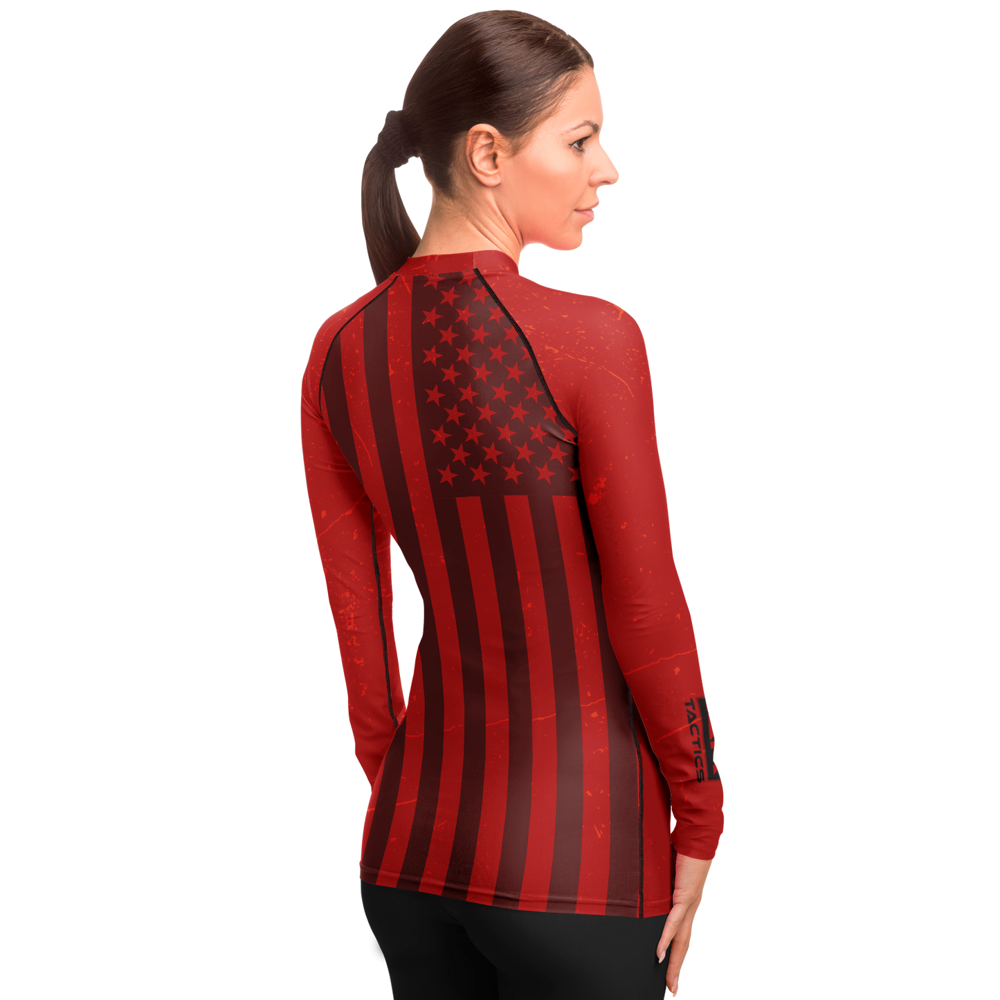 A+R Tactics Logo Womens Rashguard, USMC