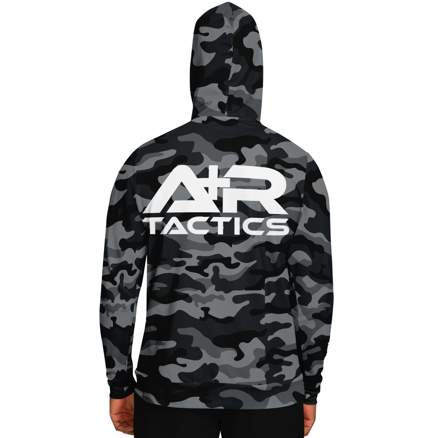 A+R Tactics Logo Hoodie, Black Multicam