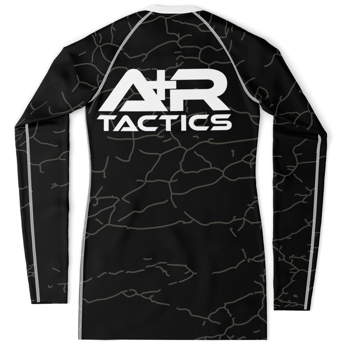 A+R Tactics Logo Womens Rashguard, Cracked