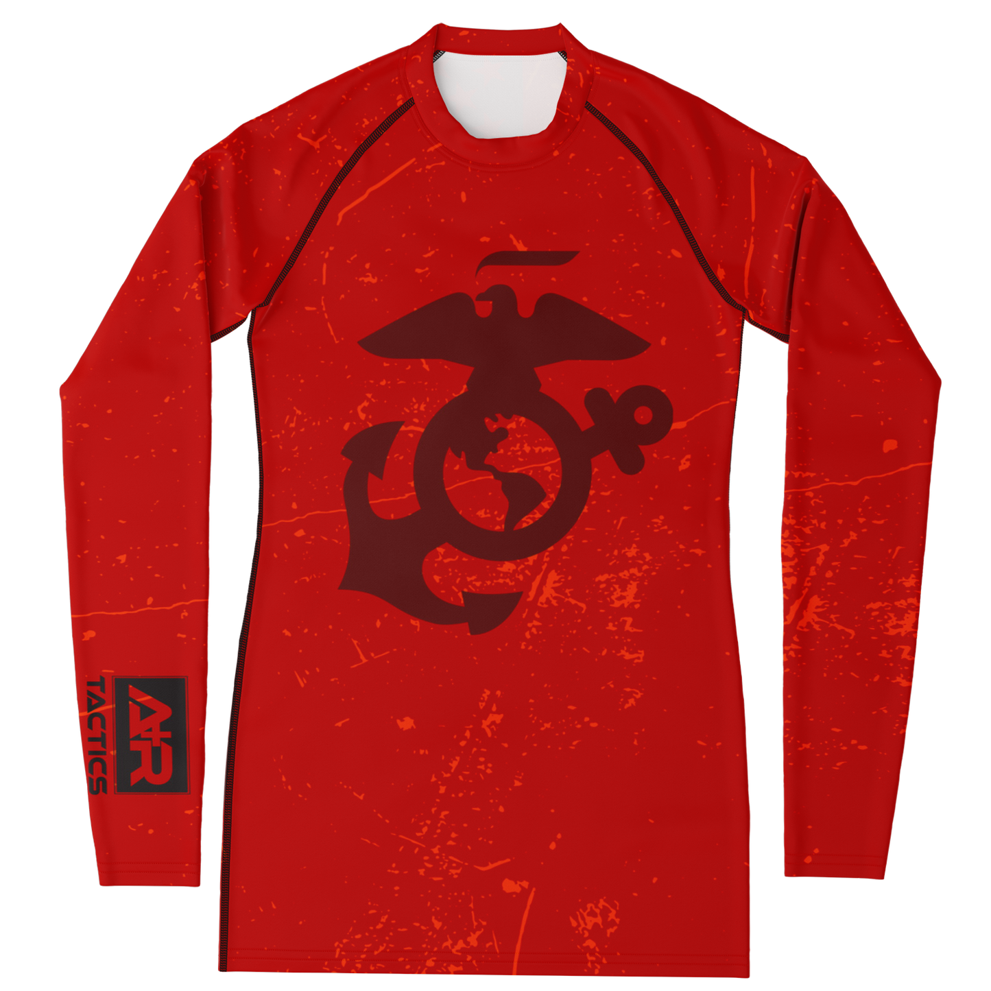 A+R Tactics Logo Womens Rashguard, USMC