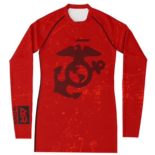 A+R Tactics Logo Womens Rashguard, USMC
