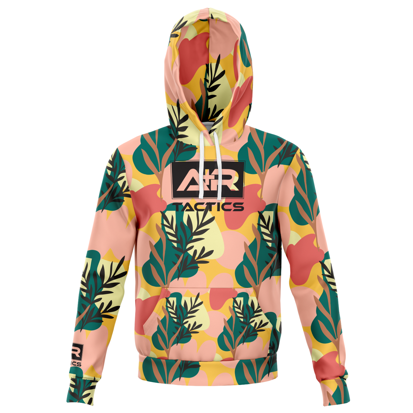 A+R Tactics Logo Hoodie, Blush Floral