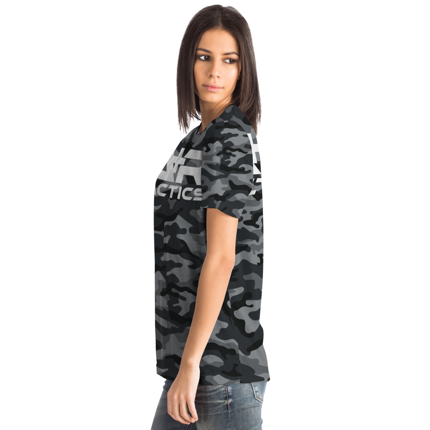 A+R Tactics Unisex Logo Tee, Black Multicam