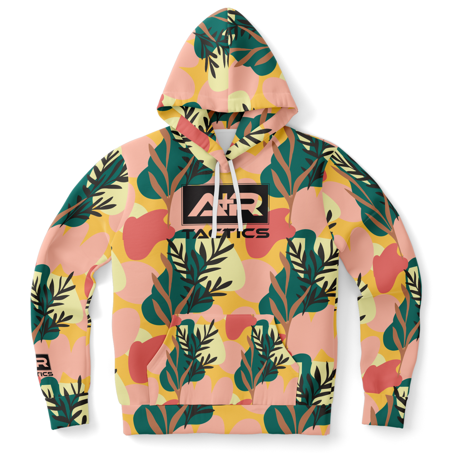 A+R Tactics Logo Hoodie, Blush Floral