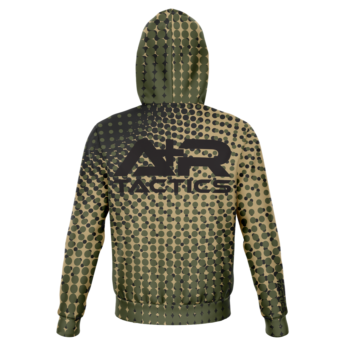 A+R Tactics Logo Hoodie, Green Abstract