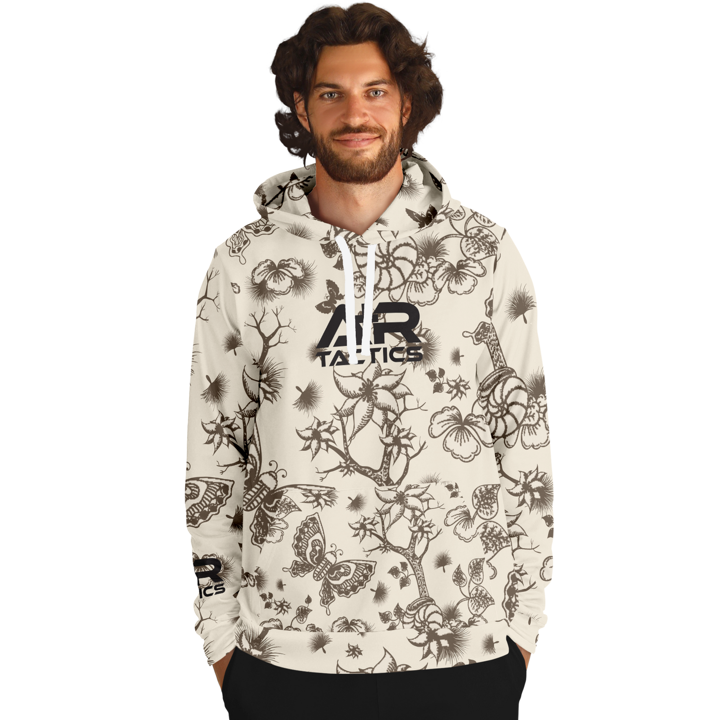 A+R Tactics Logo Hoodie, Retro Chinoiserie