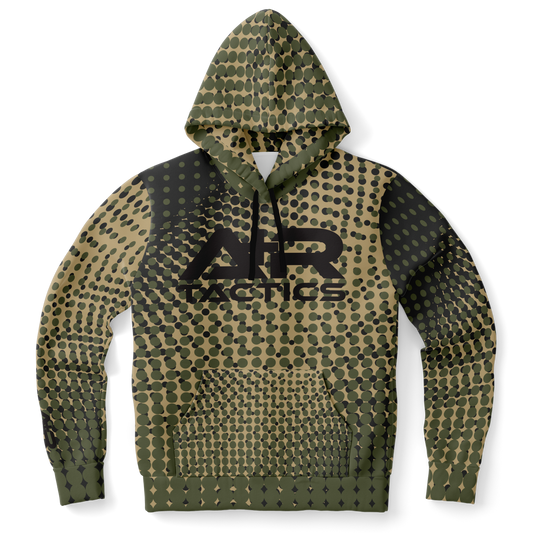 A+R Tactics Logo Hoodie, Green Abstract