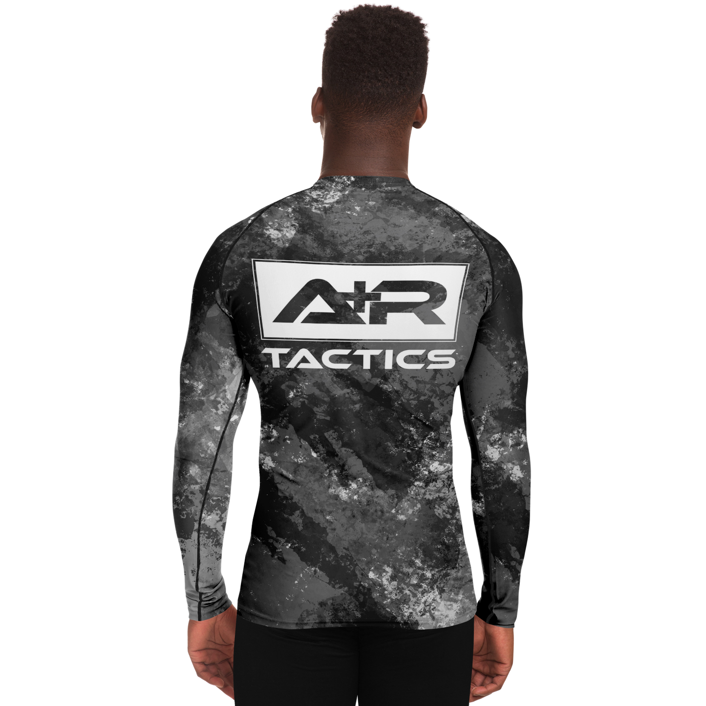 A+R Tactics Logo Mens Rashguard, Paint