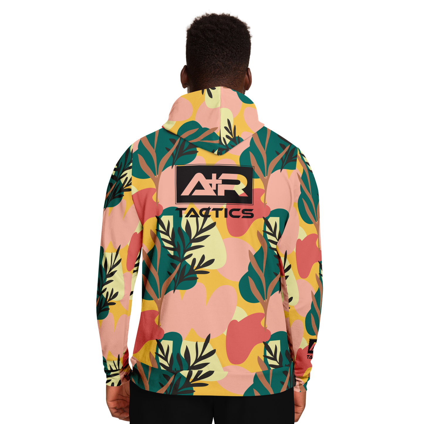 A+R Tactics Logo Hoodie, Blush Floral